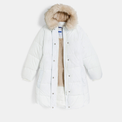 سترة منفوخة مبطنة طويلة...